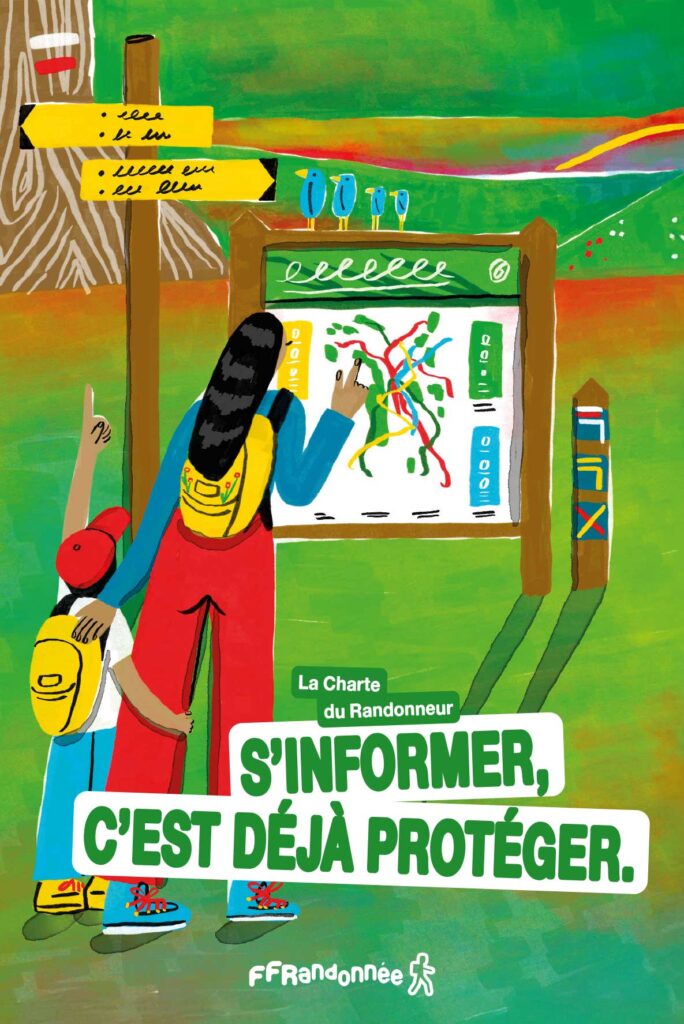 La Charte du Randonneur, pour randonner de façon écoresponsable.